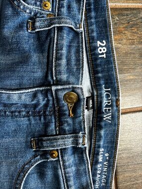 J. Crew Slim Straight Men's Jeans in Dark Indigo Denim